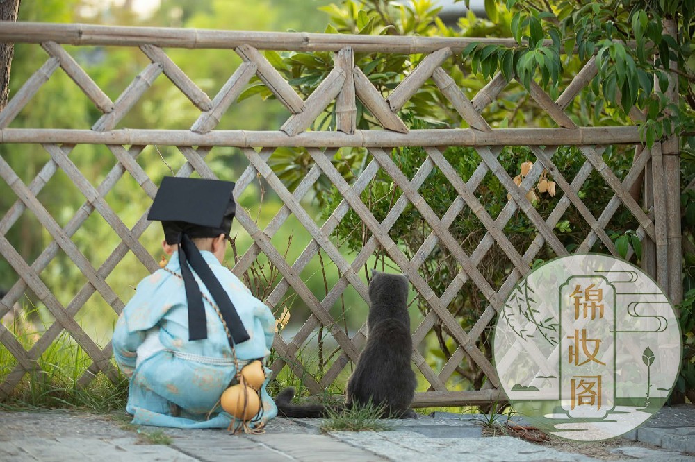 开封半亩园亲子汉服拍摄