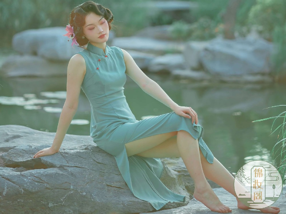 开封半亩园旗袍拍摄