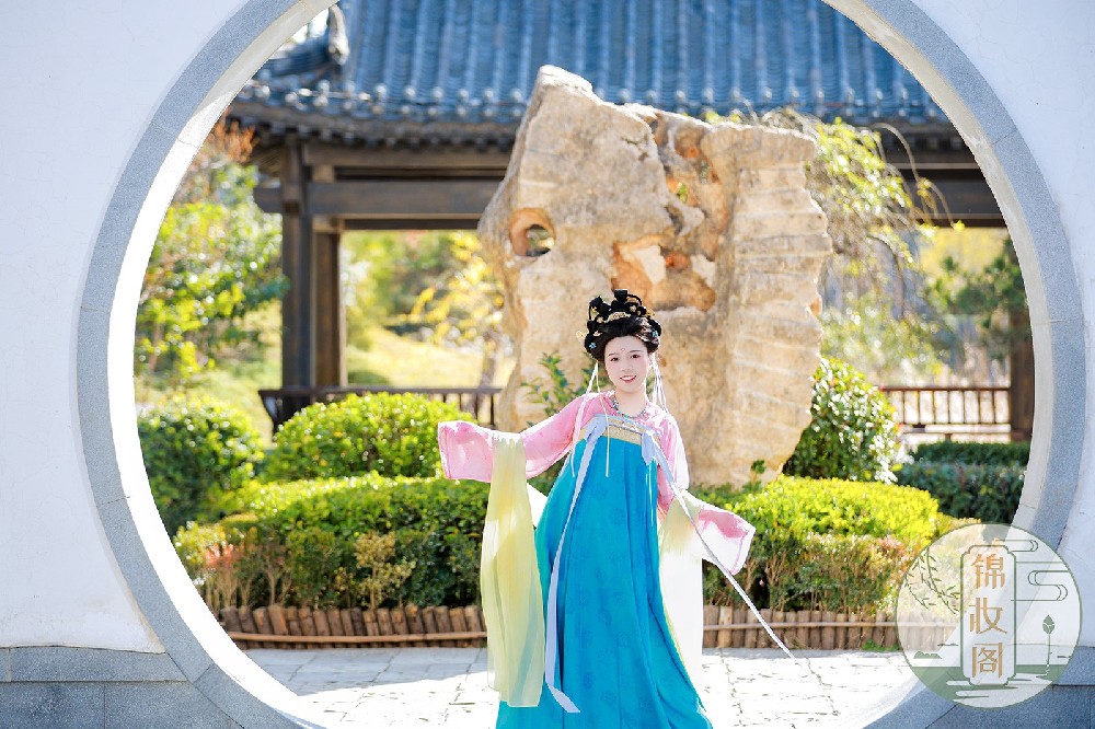 开封半亩园唐制汉服拍摄